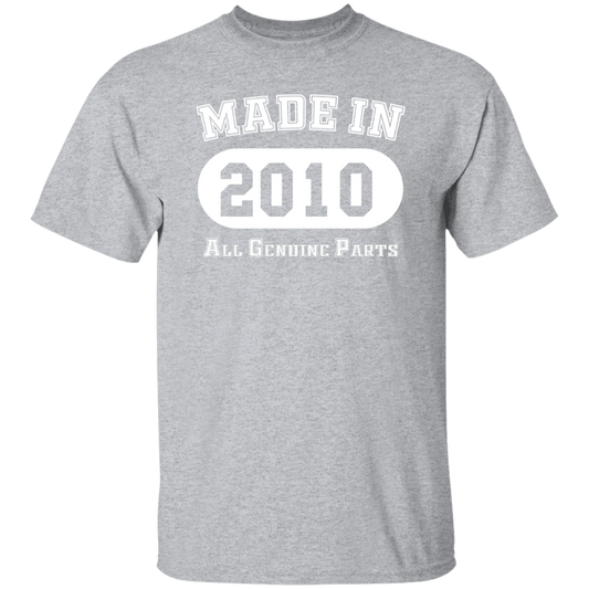 Made In 2010 All Genuine Parts - T Shirt