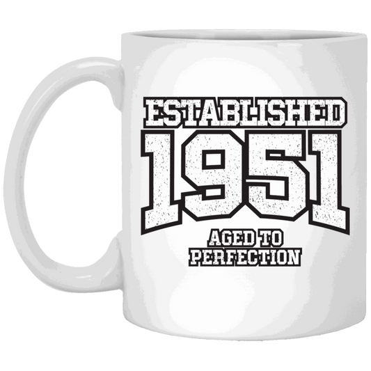 Established 1951 Aged To Perfection - Mugs