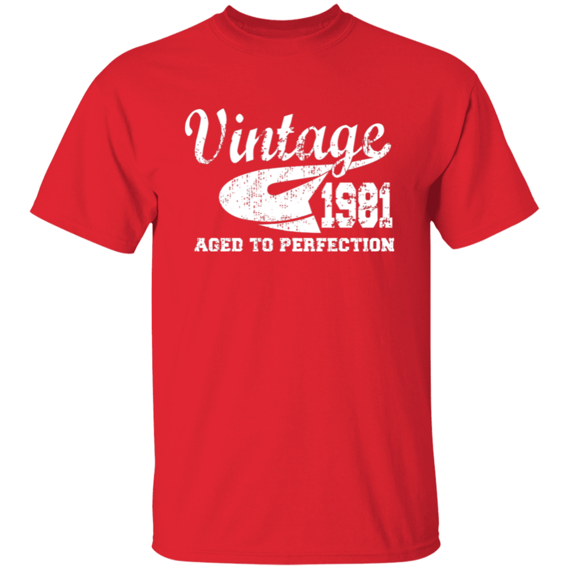 Vintage 1981 Aged To Perfection - T Shirt