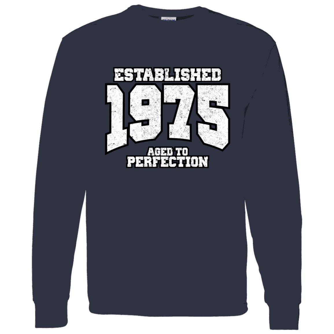 Established 1975 Aged To Perfection - Long Sleeve Tee