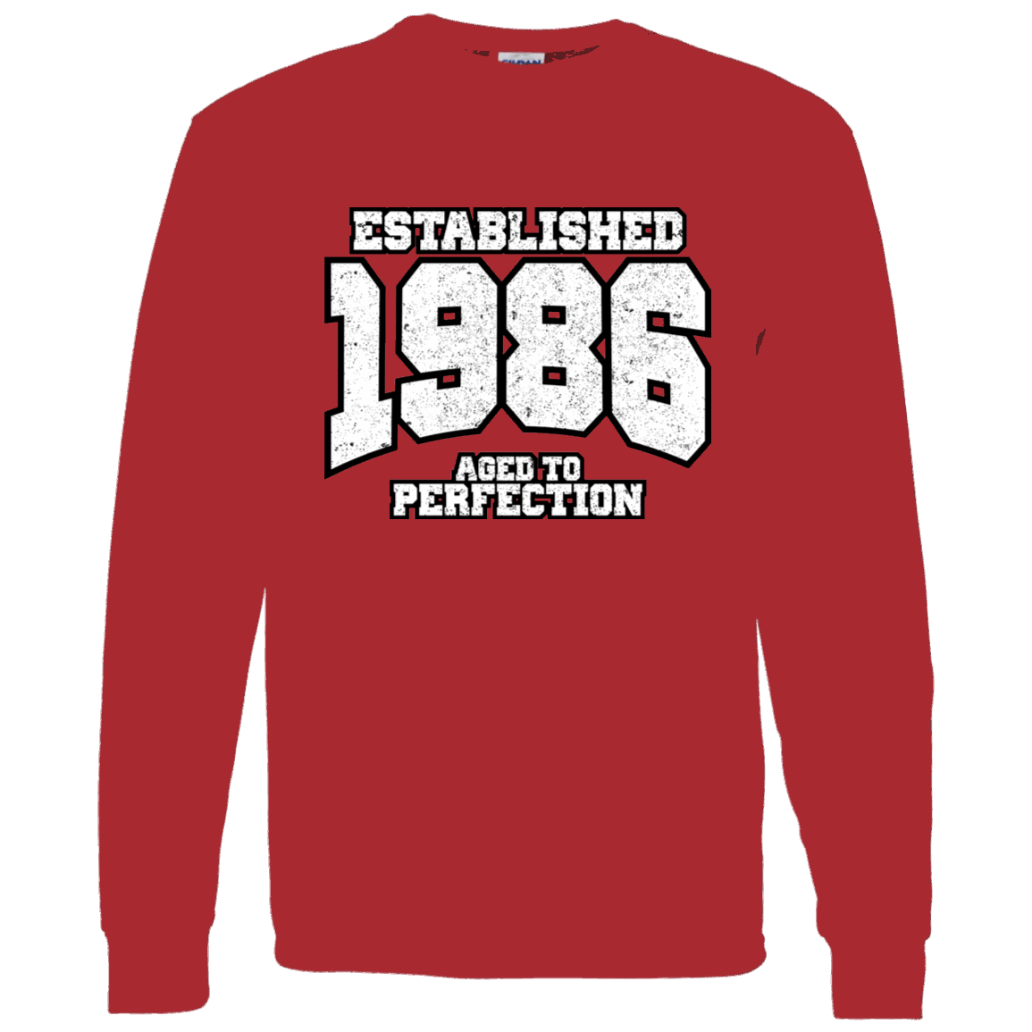 Established 1986 Aged To Perfection - Long Sleeve Tee