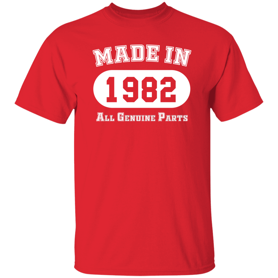 Made In 1982 All Genuine Parts - T Shirt