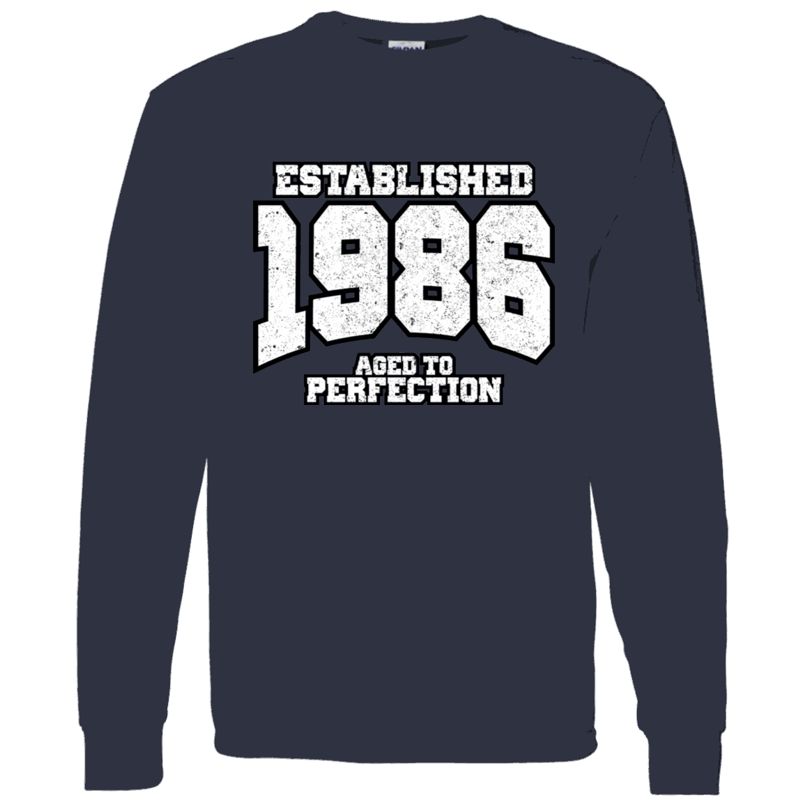 Established 1986 Aged To Perfection - Long Sleeve Tee