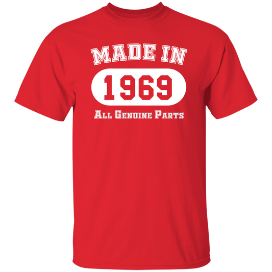 Made In 1969 All Genuine Parts - T Shirt