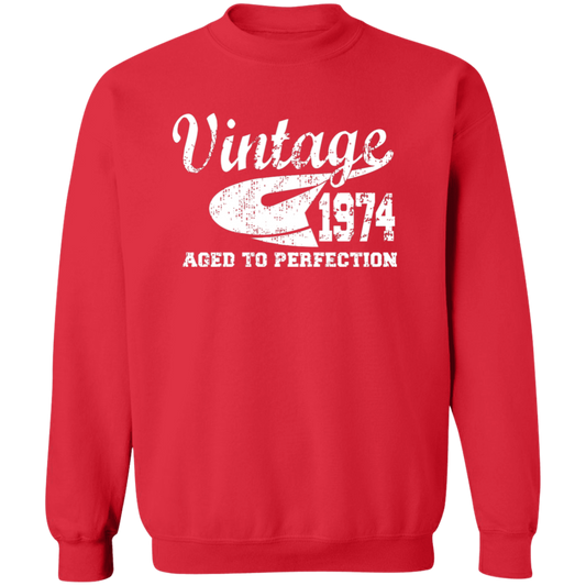 Vintage 1974 Aged To Perfection - Sweatshirt