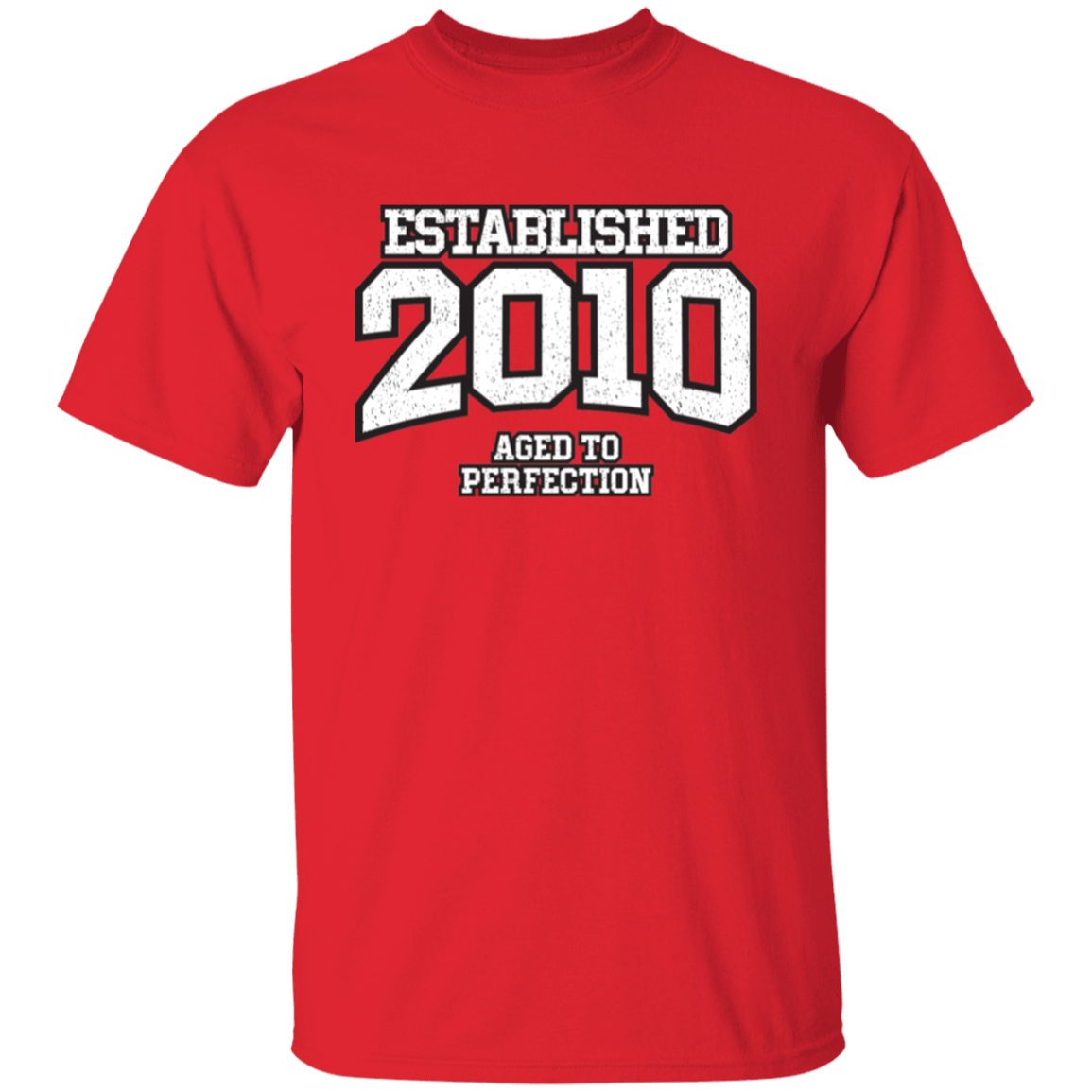 Established 2010 Aged To Perfection - T Shirt