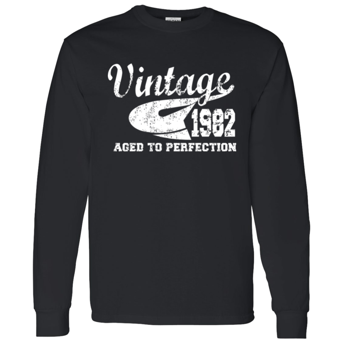 Vintage 1982 Aged To Perfection - Long Sleeve Tee