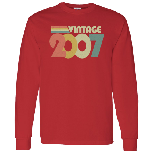 Retro Vintage 2007 - Long Sleeve Tee