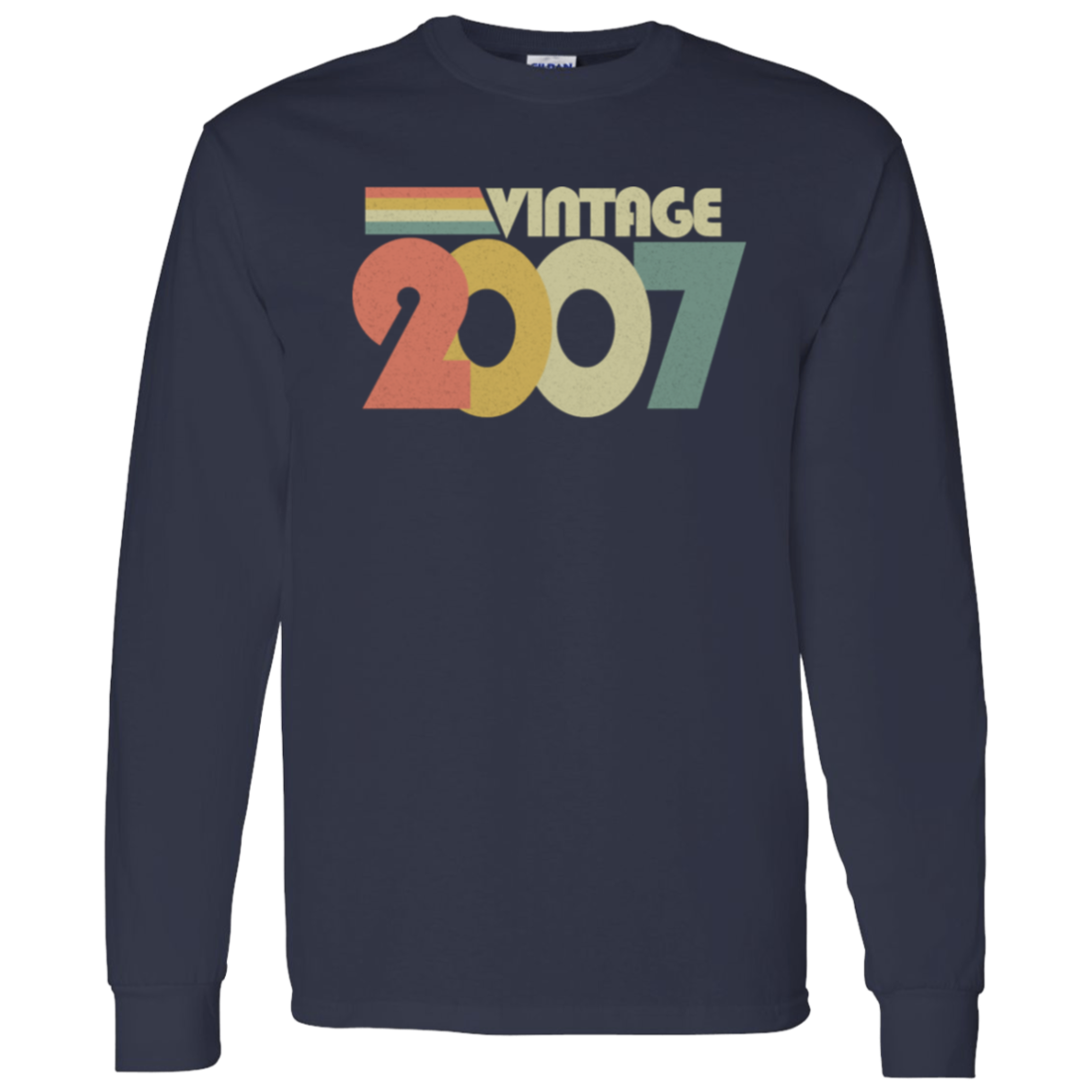 Retro Vintage 2007 - Long Sleeve Tee