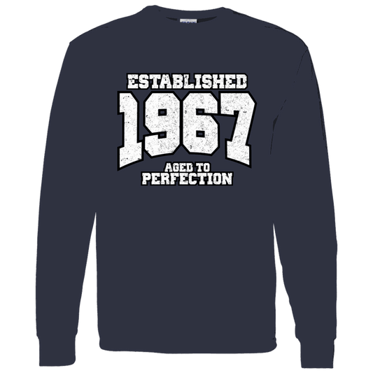 Established 1967 Aged To Perfection - Long Sleeve Tee