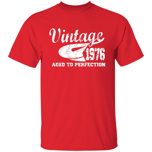 Vintage 1976 Aged To Perfection - T Shirt