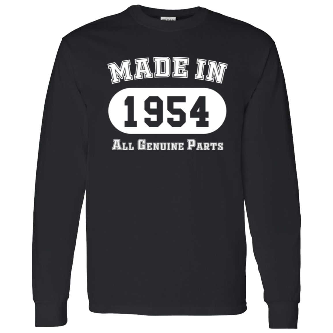 Made In 1954 All Genuine Parts - Long Sleeve Tee