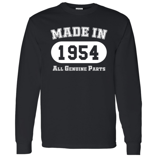 Made In 1954 All Genuine Parts - Long Sleeve Tee