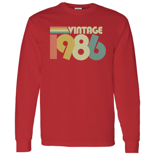 Retro Vintage 1986 - Long Sleeve Tee